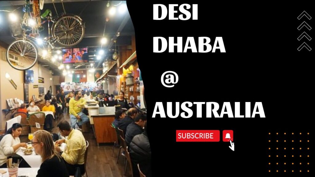Back at Desi Dhaba. Discussions over good food on Sunday’s big clash between India and Pakistan.