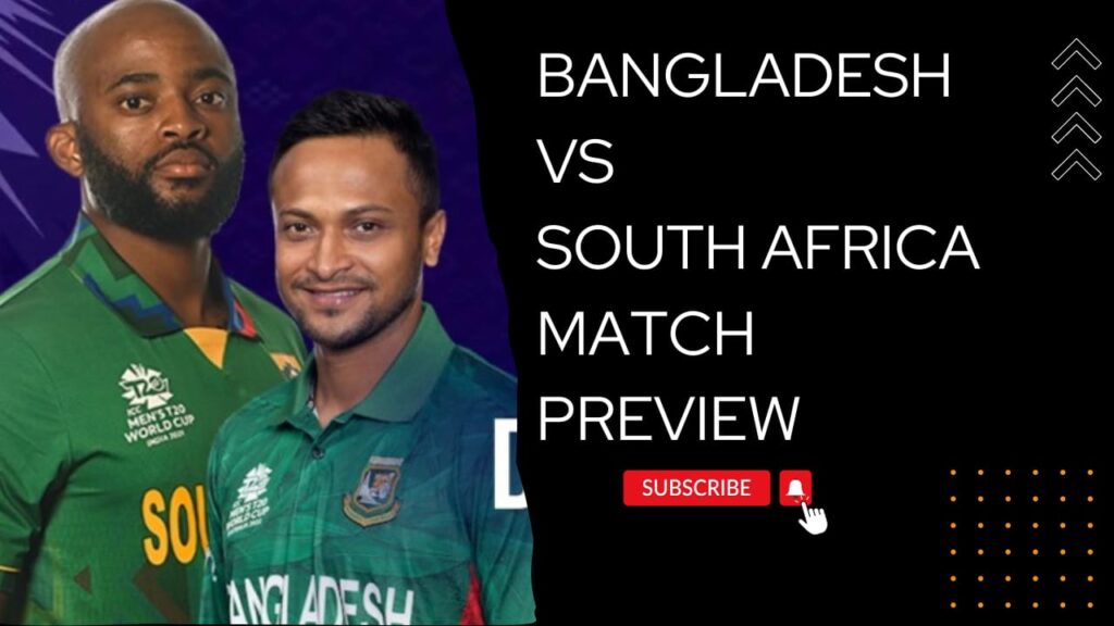 T20 World Cup Match Preview || Bangladesh vs South Africa