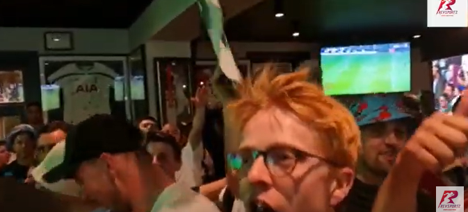 England fans celebrate