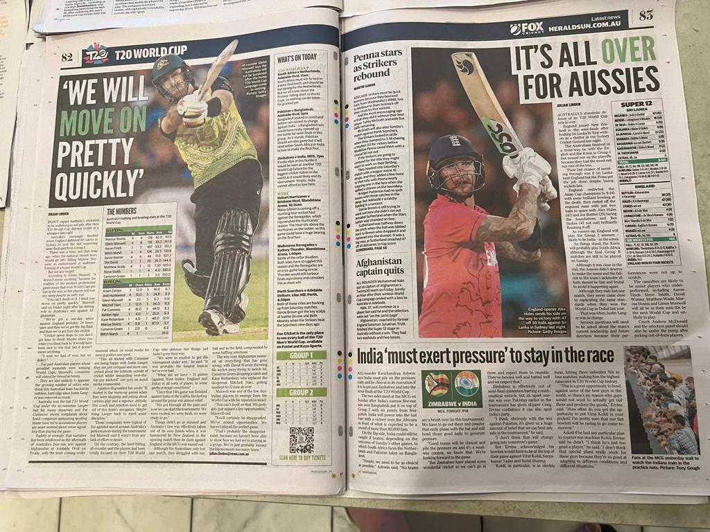 “It’s all over for the AUSSIES”