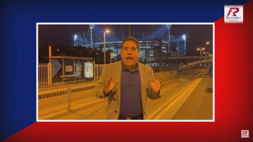 Boria Majumdar reviewing India vs Zimbabwe from MCG