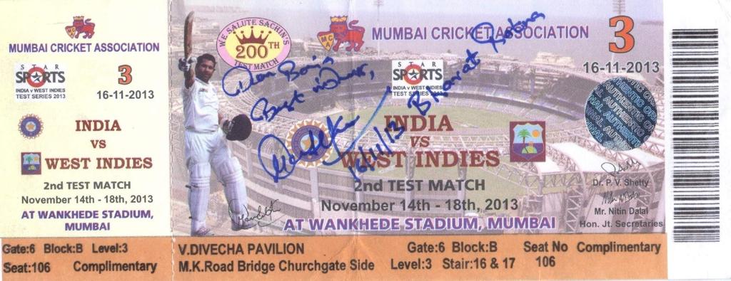 10 years of Sachin’s retirement – Wankhede 16 November 2013