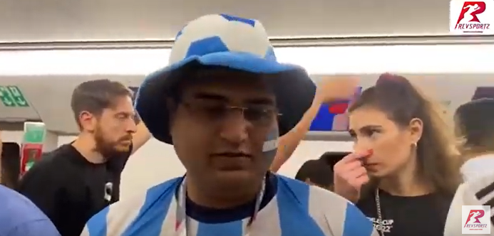 Argentina fans are gearing up for the big game against Netherlands