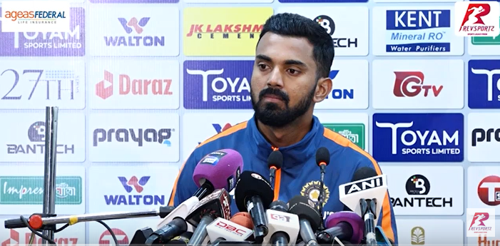 KL Rahul addresses the media ahead of their 1st test against Bangladesh.