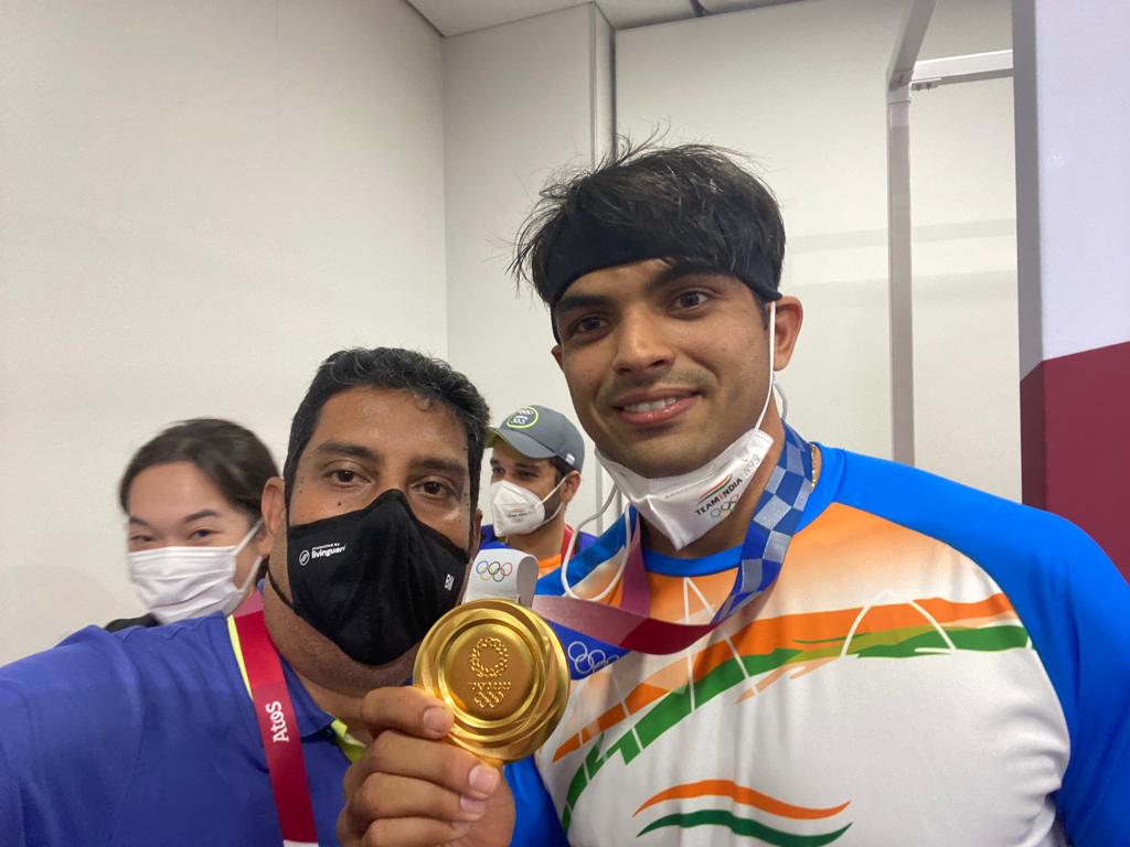 Celebrating Neeraj on his birthday. Happy Birthday Legend.