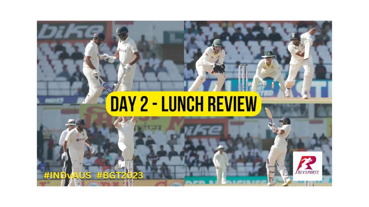 BGT 2023: Day 2 Lunch Review: India trail by 26 runs