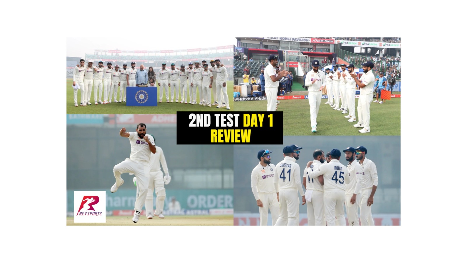 India Vs Australia 2nd Test || Day 1 Review - Sports News Portal ...