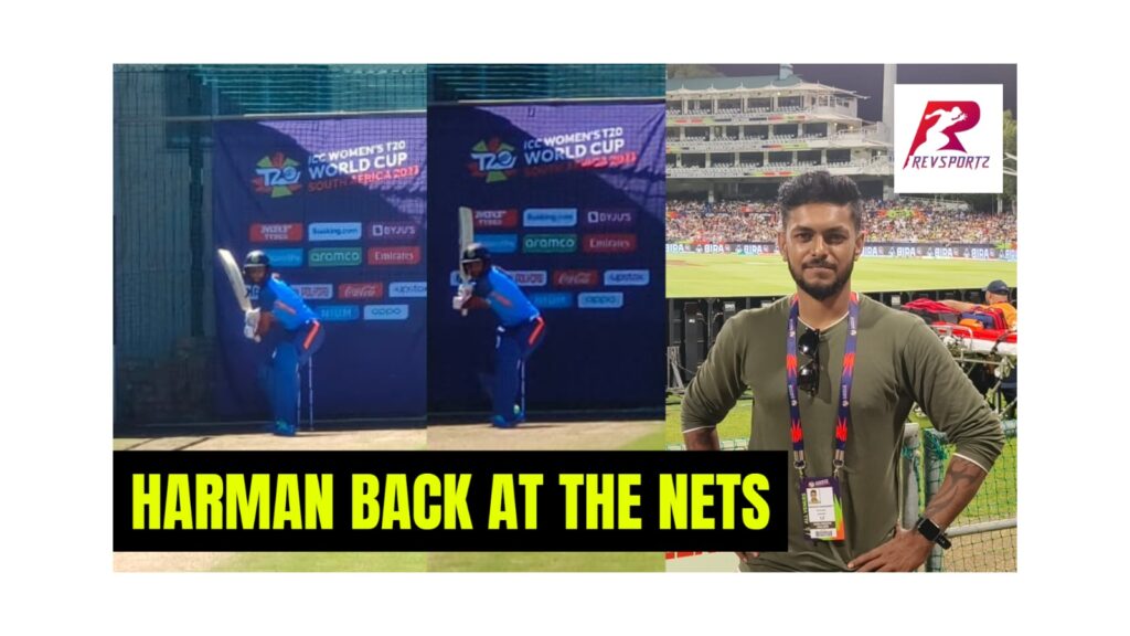 Harmanpreet Kaur bats at the nets for the first time || Subhayan Chakraborty reports