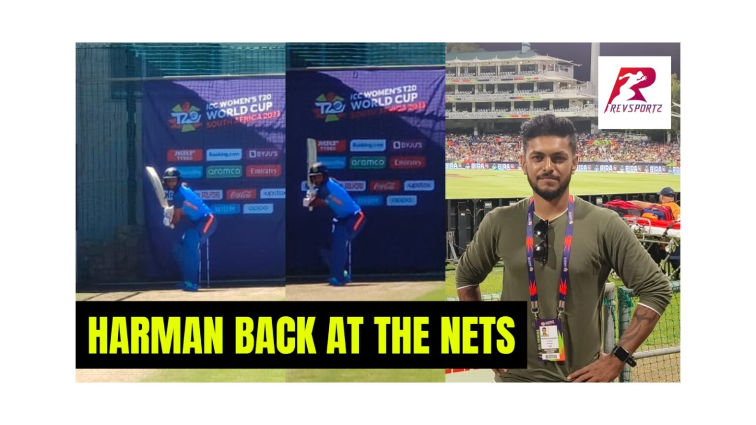 Harmanpreet Kaur bats at the nets for the first time || Subhayan Chakraborty reports