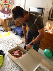 Sachin Cake Cutting at Dhaka, Room 723 after 100th 100 