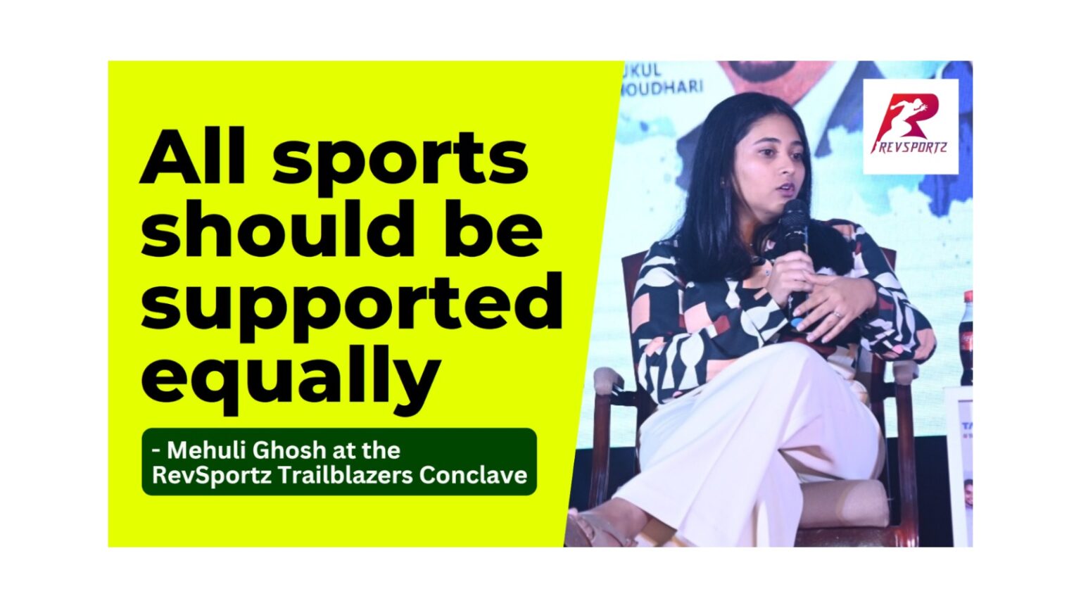 “All sports should be supported equally” – Mehuli Ghosh at the Trailblazers Conclave Private