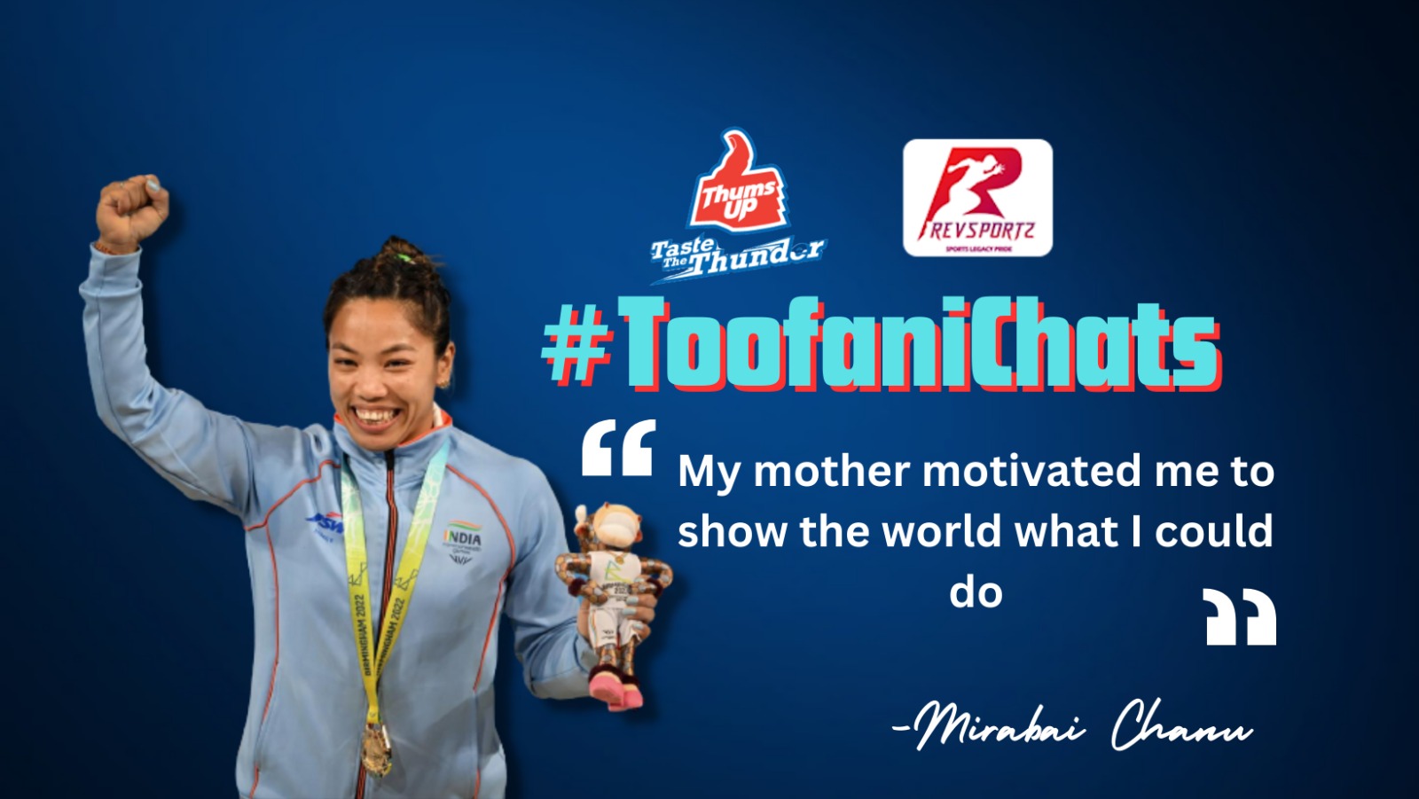 What gives Commonwealth Games gold medal winner Mirabai Chanu the