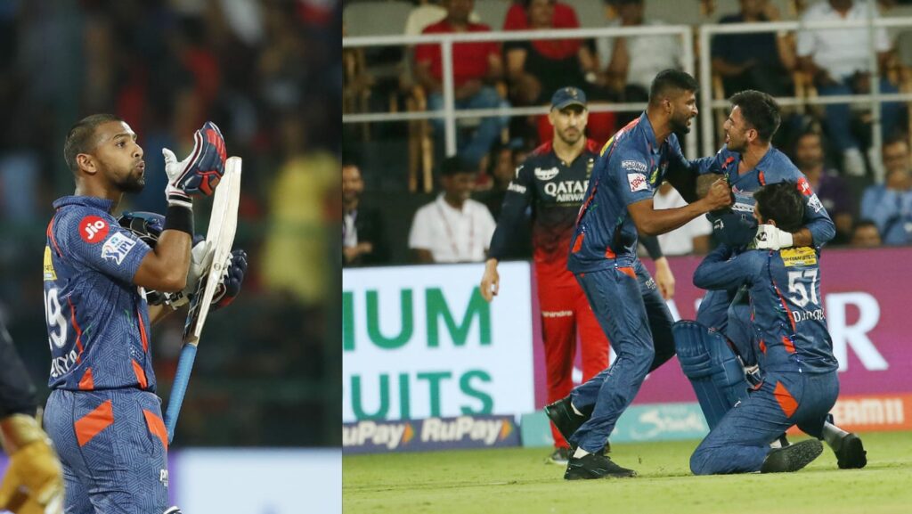 Pooran Hits, DK Misses and Lucknow Sneak Home