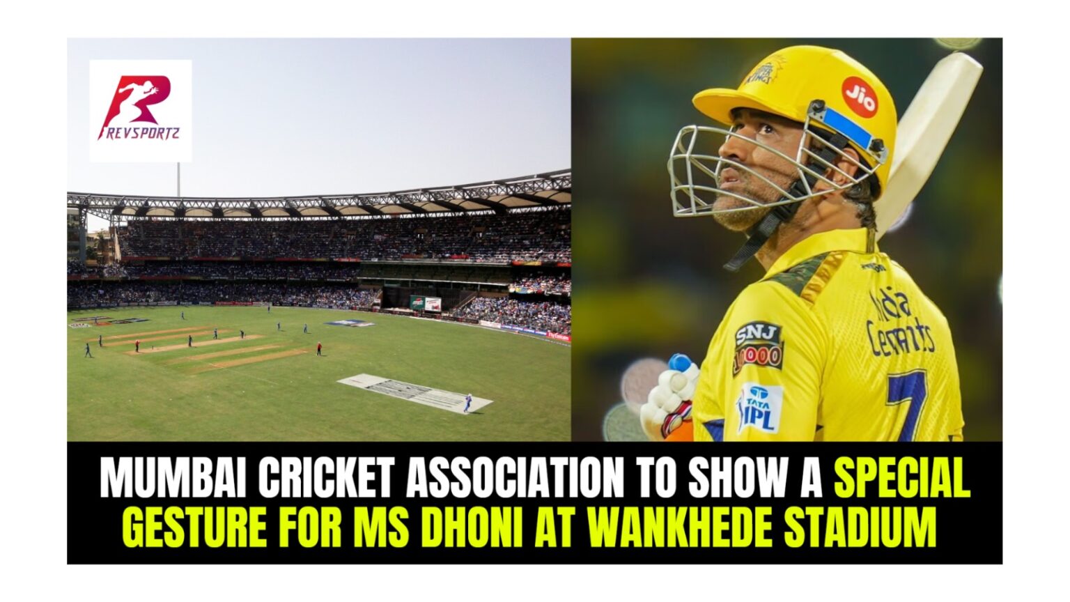 Mumbai Cricket Association to show a special gesture for MS Dhoni at Wankhede stadium