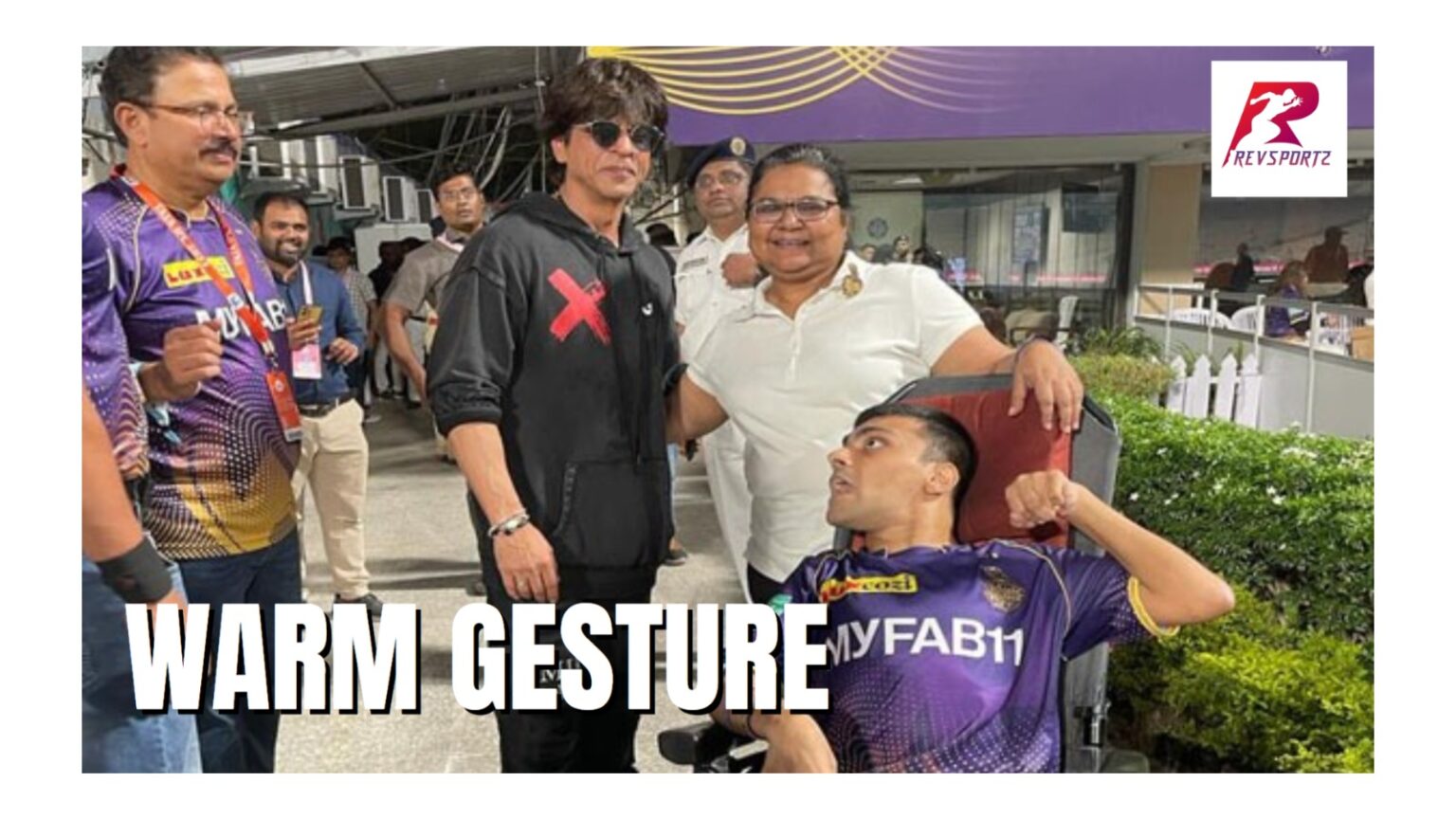 SRK and KKR player’s gesture towards specially abled fan Harshul is winning hearts |World Health Day