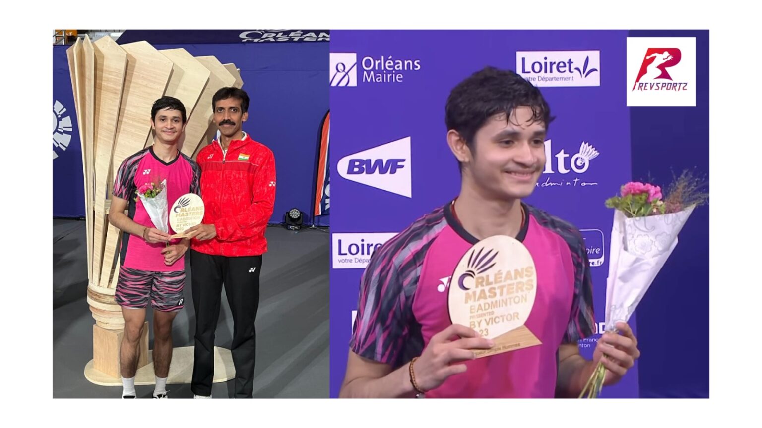 Priyanshu ‘s first reaction after winning his first BWF World Tour