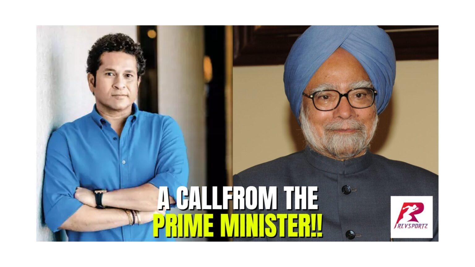 Why did Sachin Tendulkar get a call from the then Prime Minister of India?