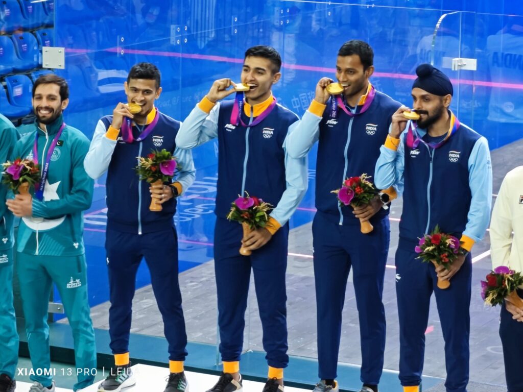 Indians squash Tricky Pakis India Men's Squash Team