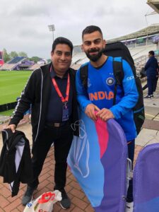 Boria Majumdar and Virat Kohli