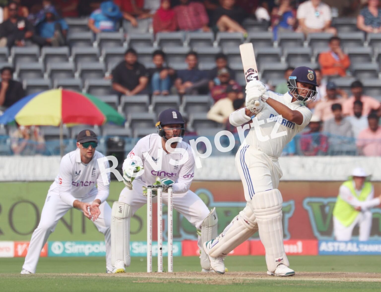 Yashasvi Jaiswal came out all guns blazing against the English bowlers