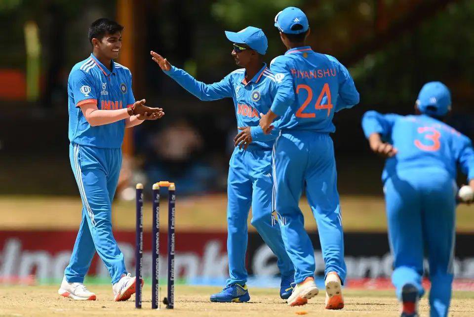 U-19 World Cup 2024: India brush aside USA to seal Super Six spot