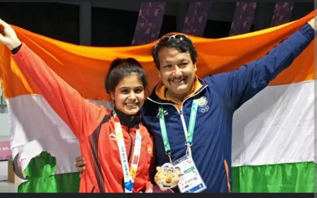 NRAI officials need to sort out issues with “private coach” Jaspal Rana Jaspal Rana with Manu Bhaker