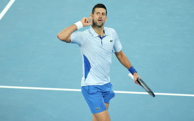 Djokovic Lays Down Marker as He Breezes into Aussie Open Quarters Novak Djokovic in Australian Open 2024