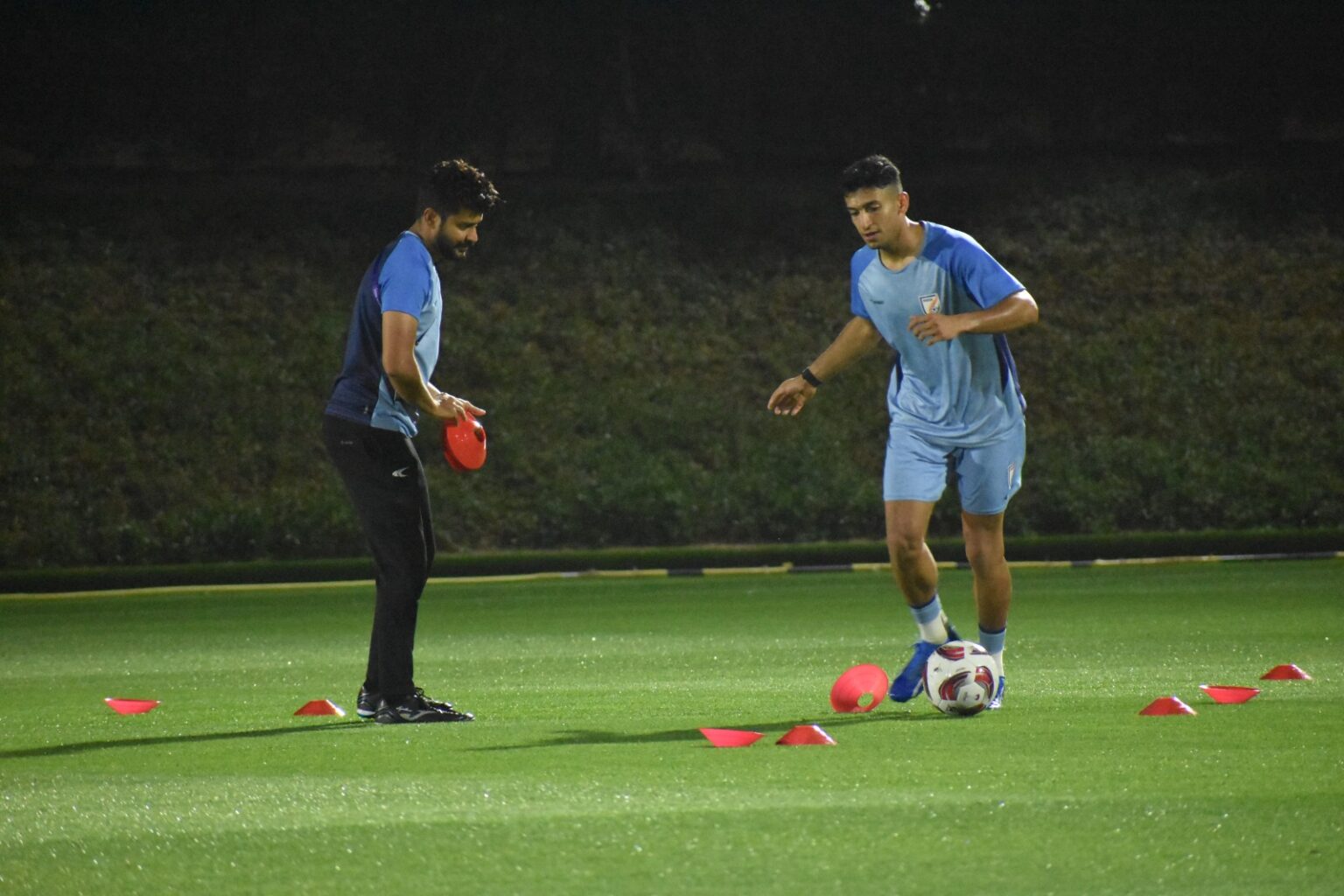 Sahal trains, remains uncertain for Uzbekistan game