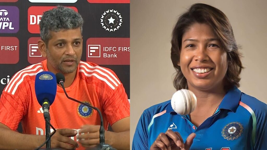 Amol Muzumdar and Jhulan Goswami (Credit: BCCI)