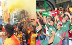 East Bengal and Mohun Bagan Fans