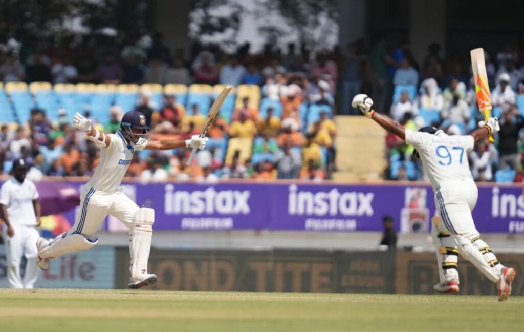 Jaiswal and Sarfaraz hit Bazball for six