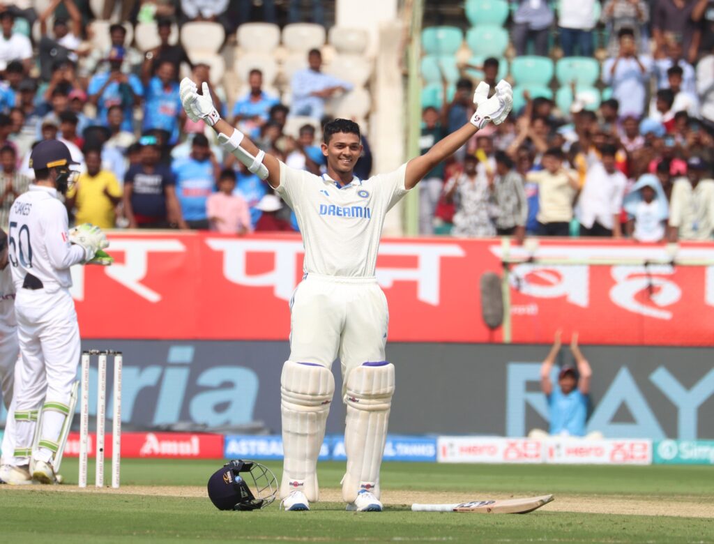 Yashasvi Jaiswal in 2nd Test in Vizag