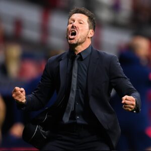 Diego Simeone after defeating Inter Milan