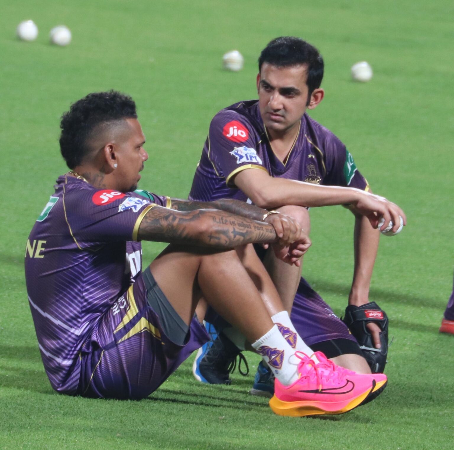 Gautam Gambhir and Sunil Narine