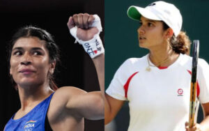 Nikhat Zareen and Sania Mirza