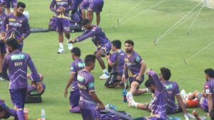 Rinku Singh in KKR Practice Session