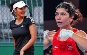 Sania Mirza and Nikhat Zareen