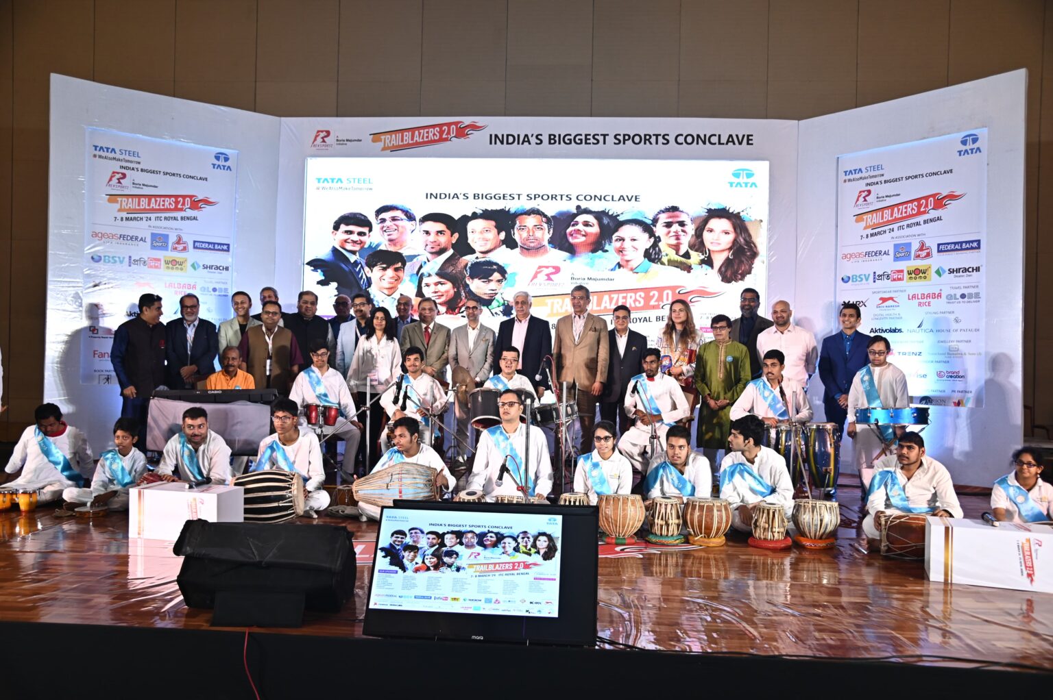 Manovikas Kendra Children's Band Performing in the Trailblazers Conclave 2