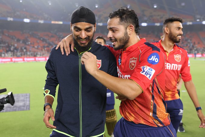 Ashutosh Sharma conquers the demons to shine like a beacon for Punjab Kings in IPL 2024 Ashutosh Sharma with Arshdeep Singh