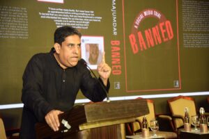 Boria Majumdar, author, Banned: A Social Media Trial, during the book launch event