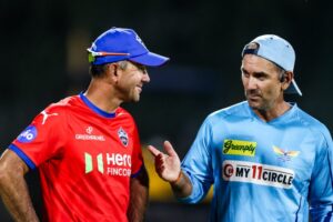 Ricky Ponting and Justin Langer