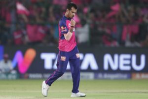 Yuzvendra Chahal was the pick of RR bowlers against MI