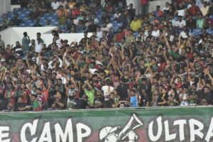 Mohun Bagan fans in Saltlake Stadium