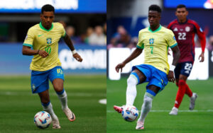 Rodrygo and Vinicious Junior for Brazil