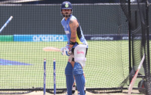 Virat Kohli in nets