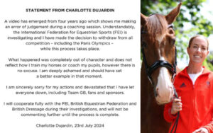 Charlotte Dujardin's Statement