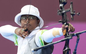 Deepika Kumari in action