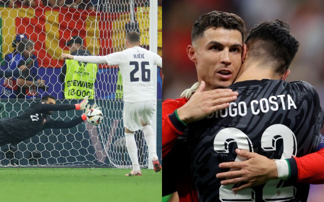 Costa’s penalty-saving heroics bail out Cristiano Ronaldo and Portugal Diogo Costa with a save during tie-breaker and Cristiano Ronaldo after the win