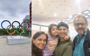 Paris Olympics and S Kannan with Mr. Vasu's family