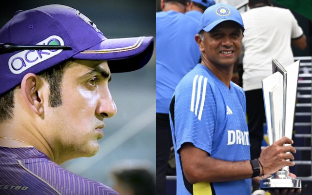 For new coach, Rahul Dravid would be a tough act to follow Gautam Gambhir and Rahul Dravid with the Trophy